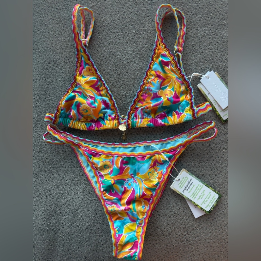 Floral Multicolor Bikini Set